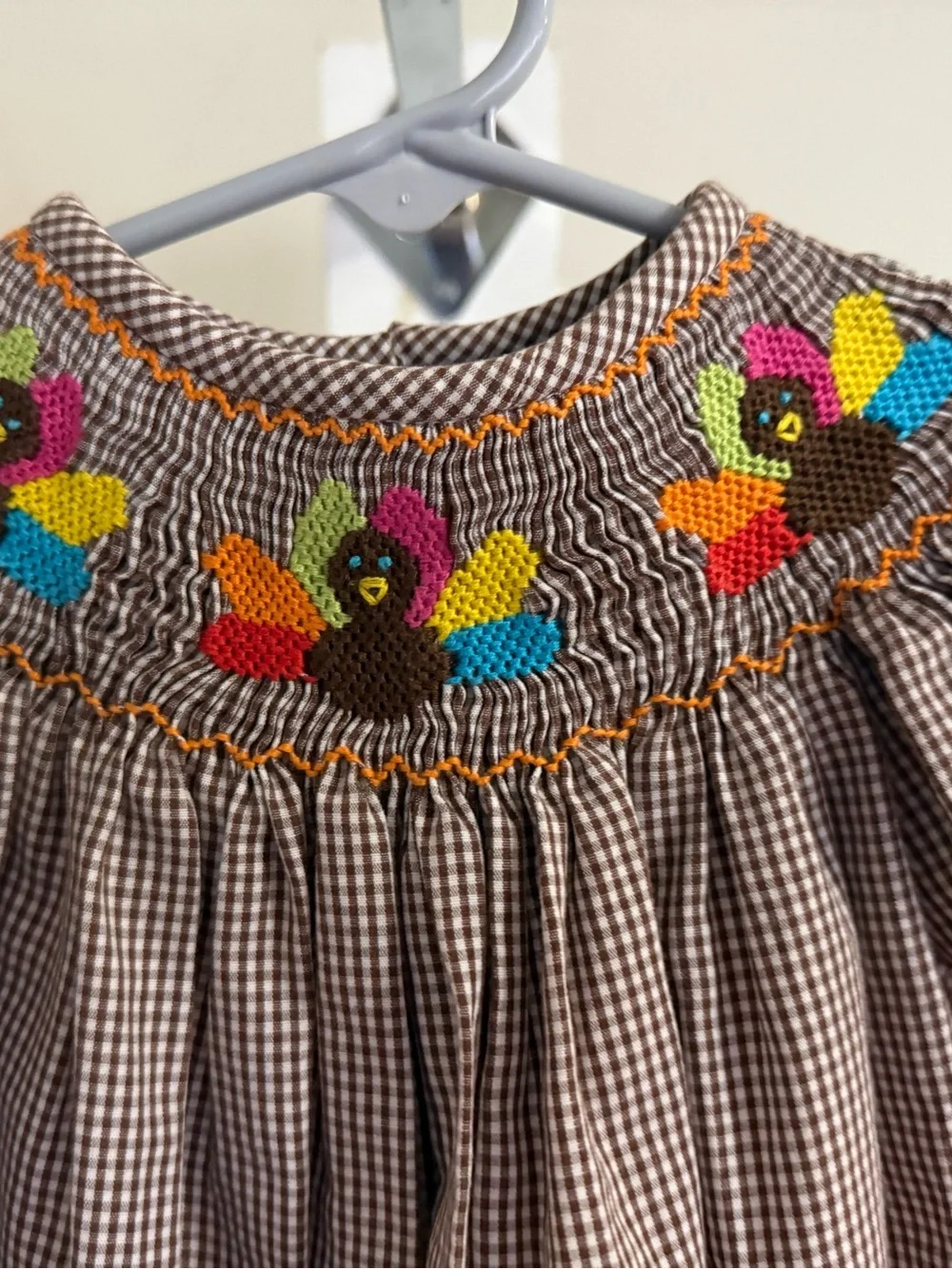 Stitched & Smocked - Smocked Thanksgiving Dress